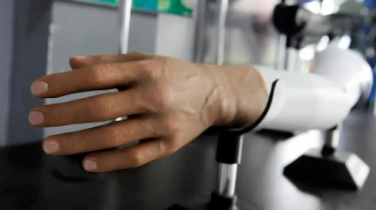 Investigadores de las universidades de Cambridge y del University College de Londres crearon esta piel flexible y conductora